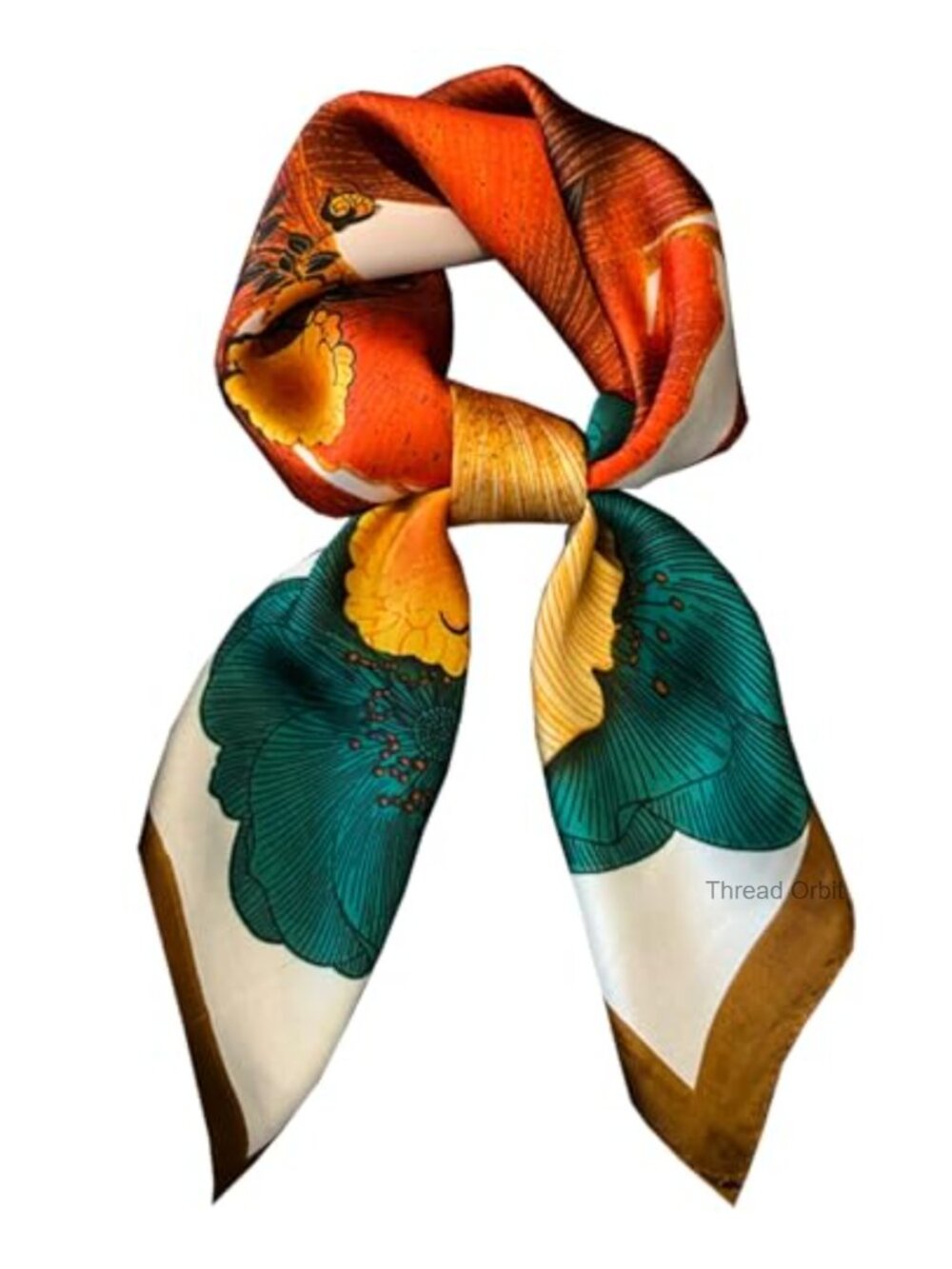 Silk Satin Head Scarf Hair Bandana Neck Scarf Women Lightweight